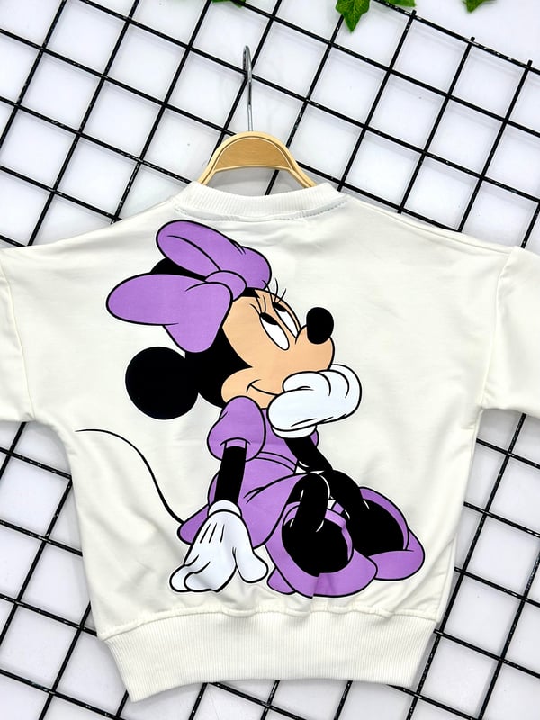 811 Minnie Oversize Kız Takım-LİLA