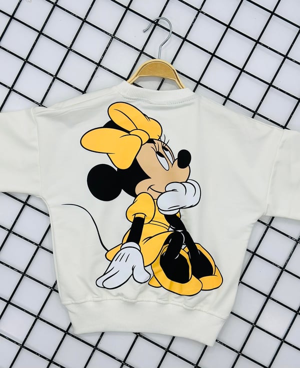 811 Minnie Oversize Kız Takım-TURUNCU