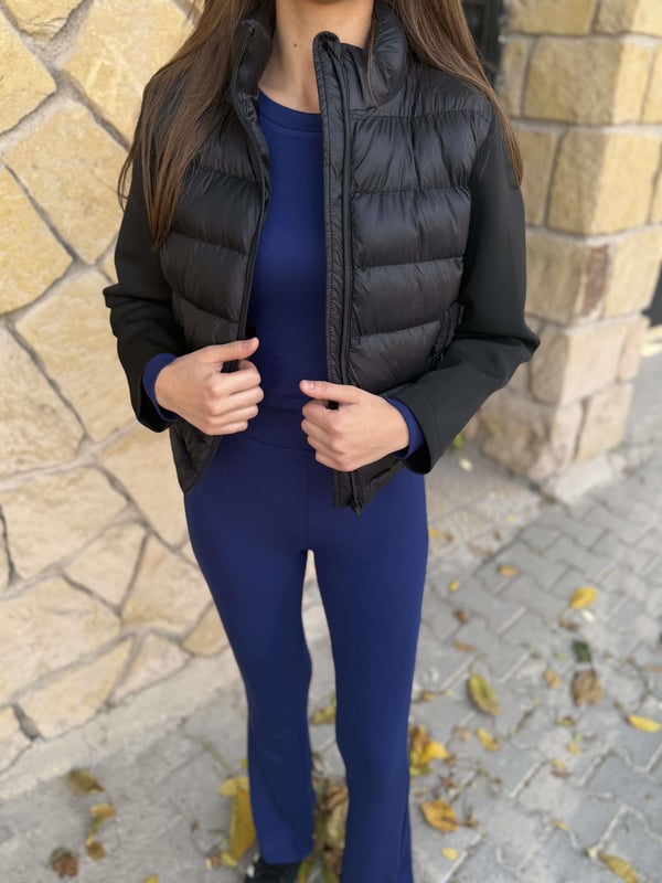 Zr Model Siyah Şişme Mont