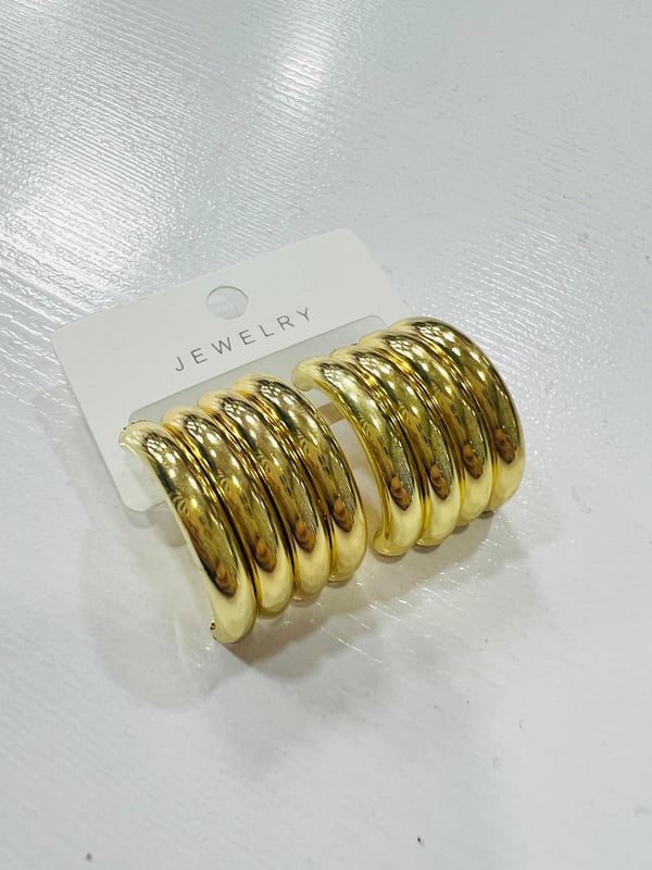 4 lü Görünümlü Yarım Halka (Gold) 