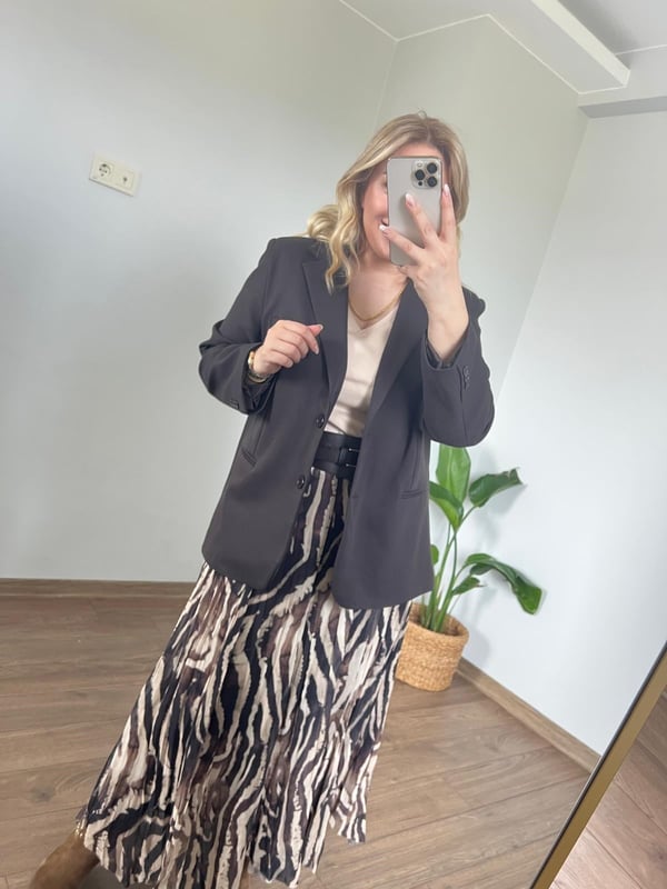 Acı Kahve Std Beden Blazer Ceket 