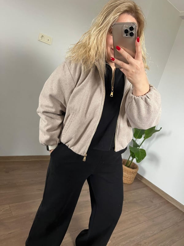 Bomber Kaşe Ceket 