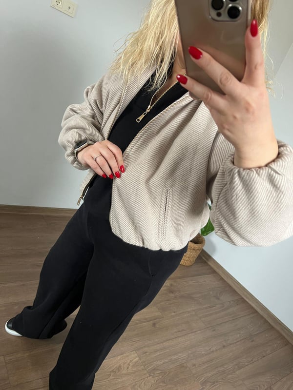 Bomber Kaşe Ceket 