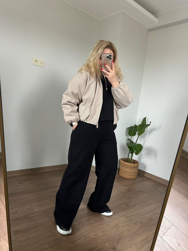 Bomber Kaşe Ceket 