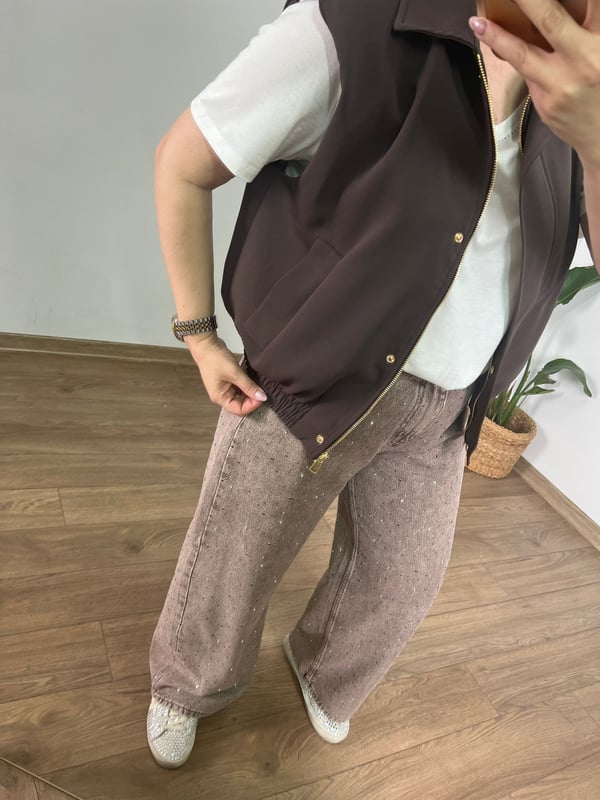 Bomber Yelek (Kahve) 