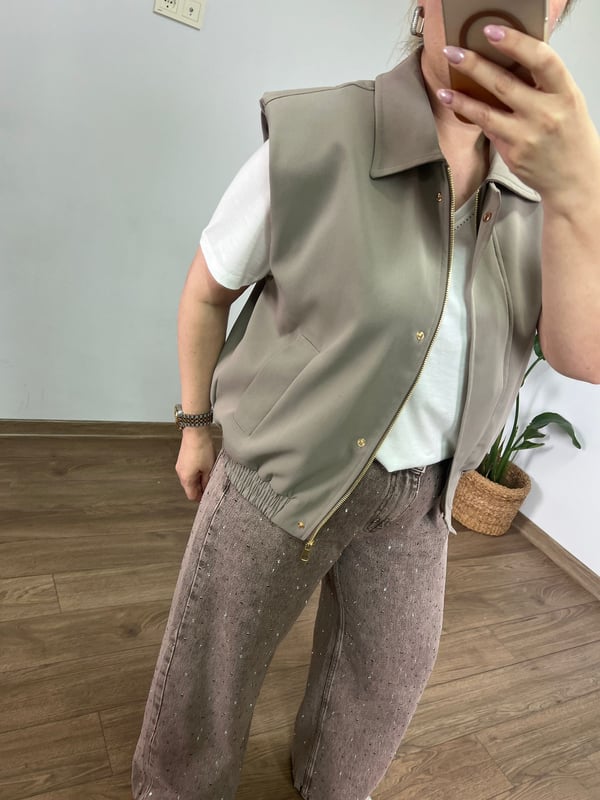 Bomber Yelek (Vizon) 