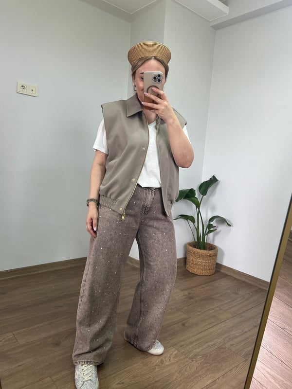 Bomber Yelek (Vizon) 