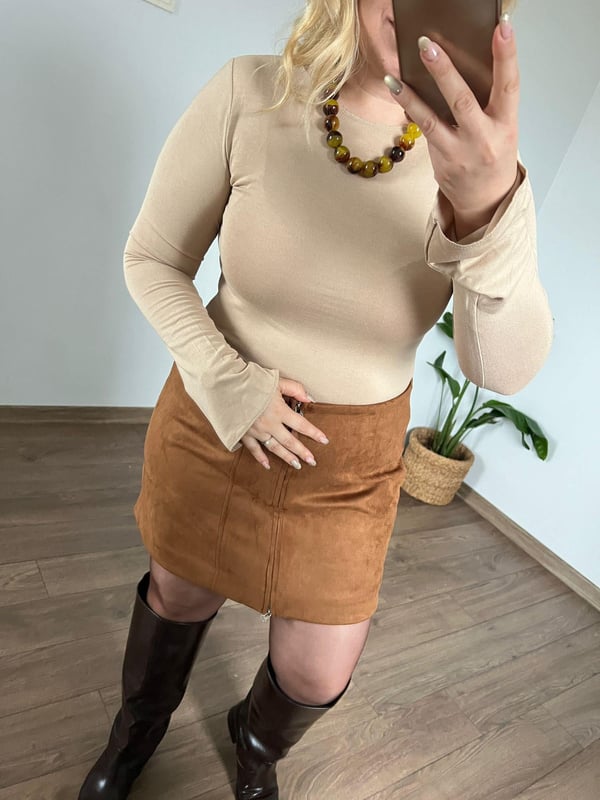 İnce Dokuma Kumaş Basic Body (Krem) 