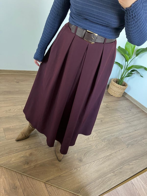 Lacivert Yeşili Kayık Yaka Basic Body