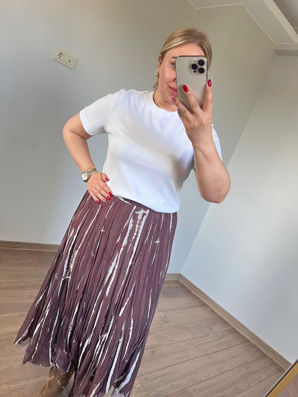 Orijinal Marka  Bisiklet Yaka Basic Tshirt (Beyaz)