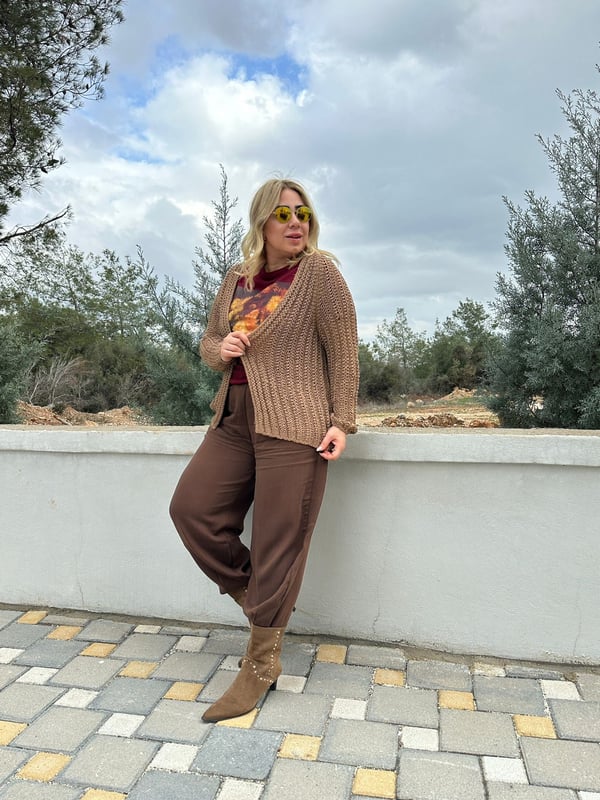 Orijinal Marka File Hırka (Mokka)