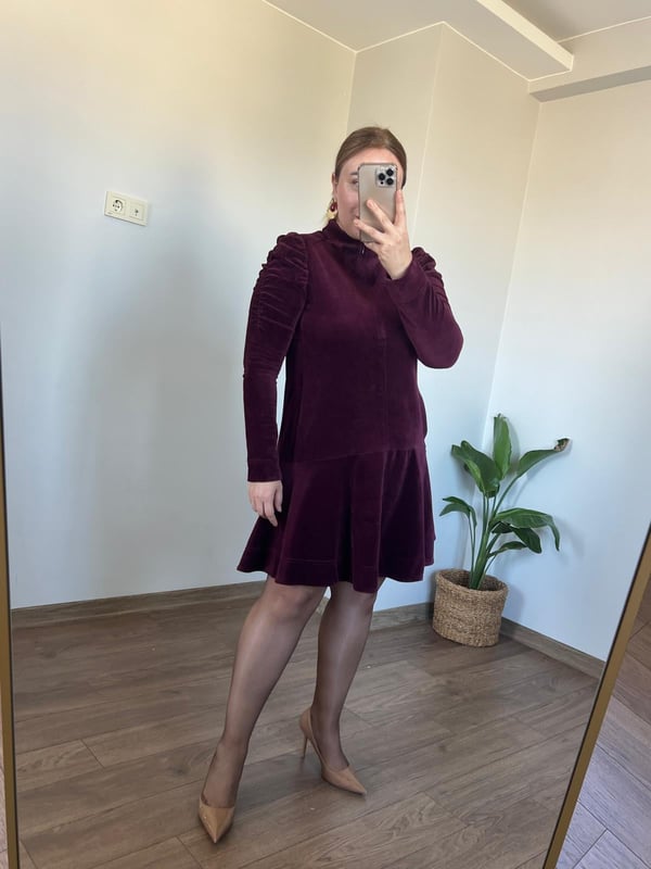 Orijinal Marka Kadife Elbise