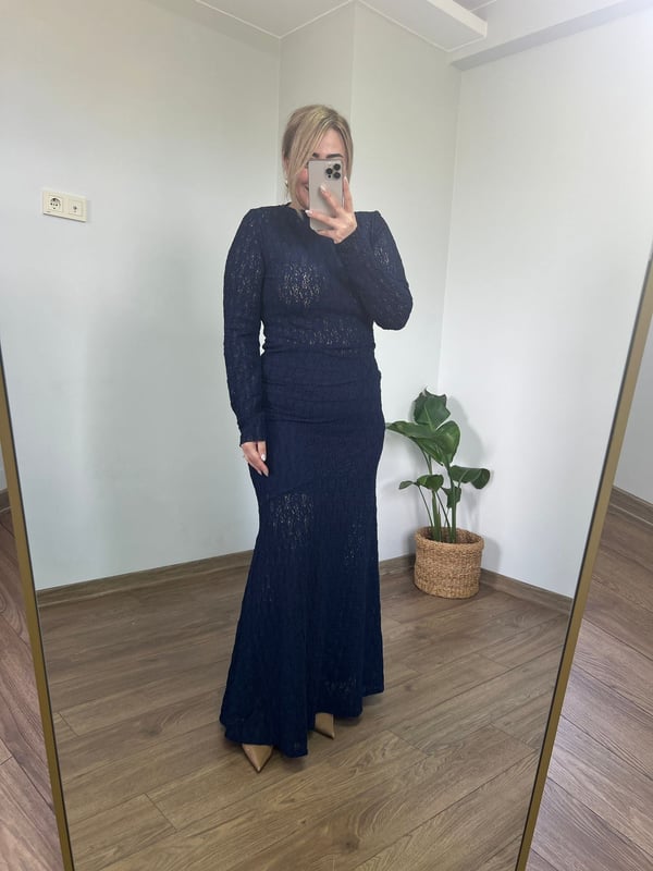 Orijinal Marka Maxi boy Dantel Etek(Haki Yeşil)