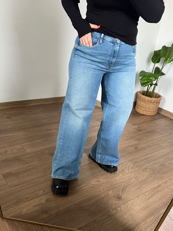 Orijinal Marka Yüksek Bel Full Likralı  Jean (Açık Mavi) 