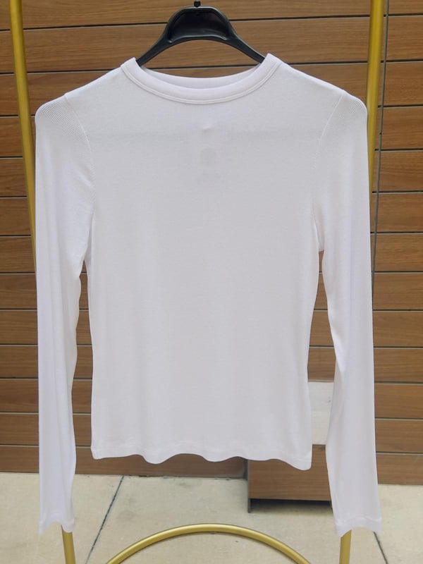 Orjinal Marka Bisiklet Yaka Body (Beyaz)