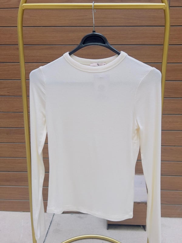 Orjinal Marka Bisiklet Yaka Body (Krem)