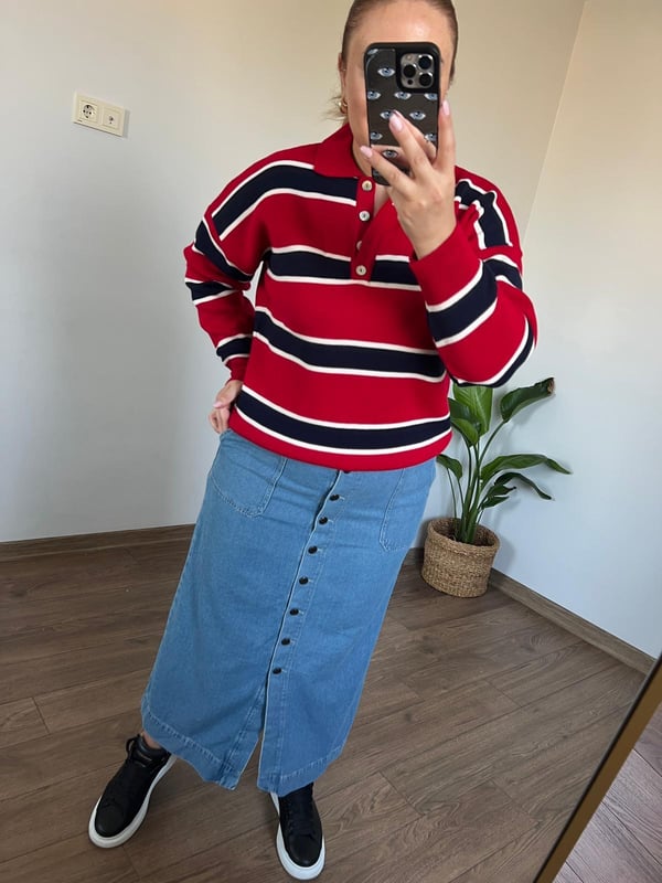 Orjinal Marka Denim Etek 