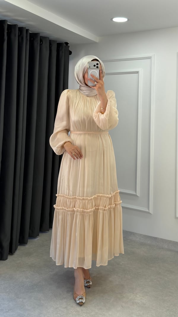 Almina Elbise | Bej