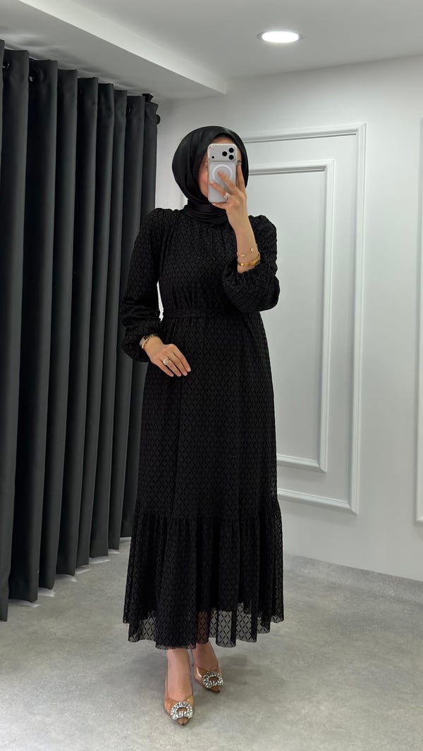 Asmin Elbise | Siyah