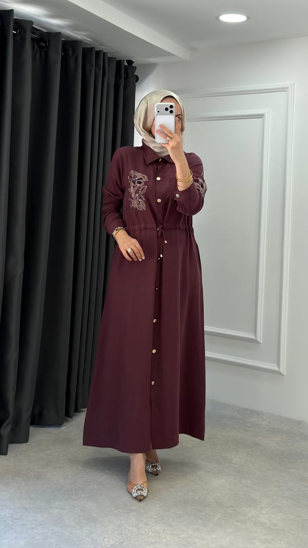 Begüm Elbise | Mürdüm