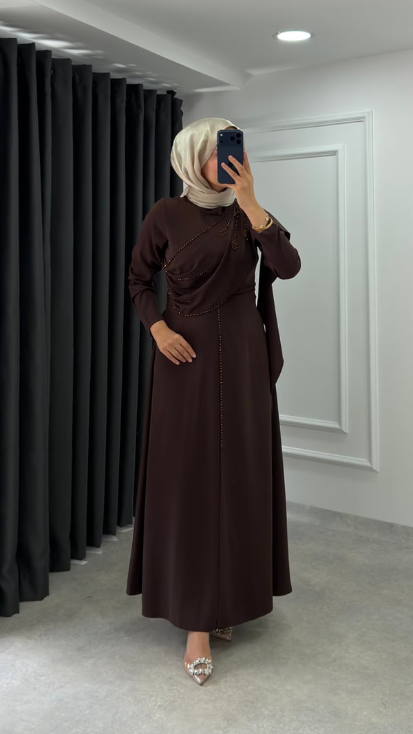 Fahriye Elbise | Kahve