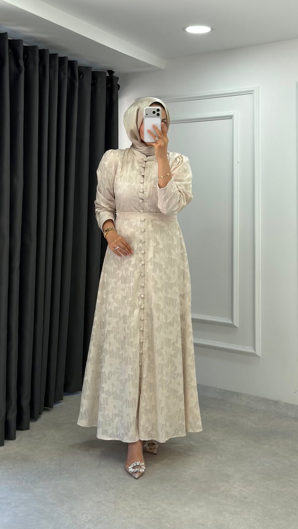 Firuze Elbise | Bej