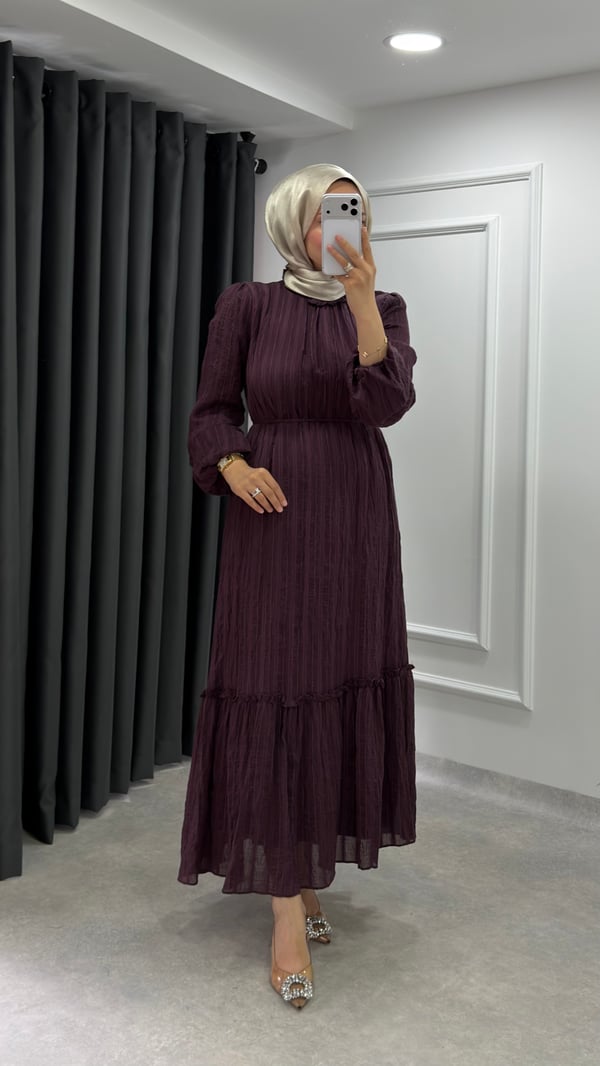 Gülce Elbise | Mürdüm