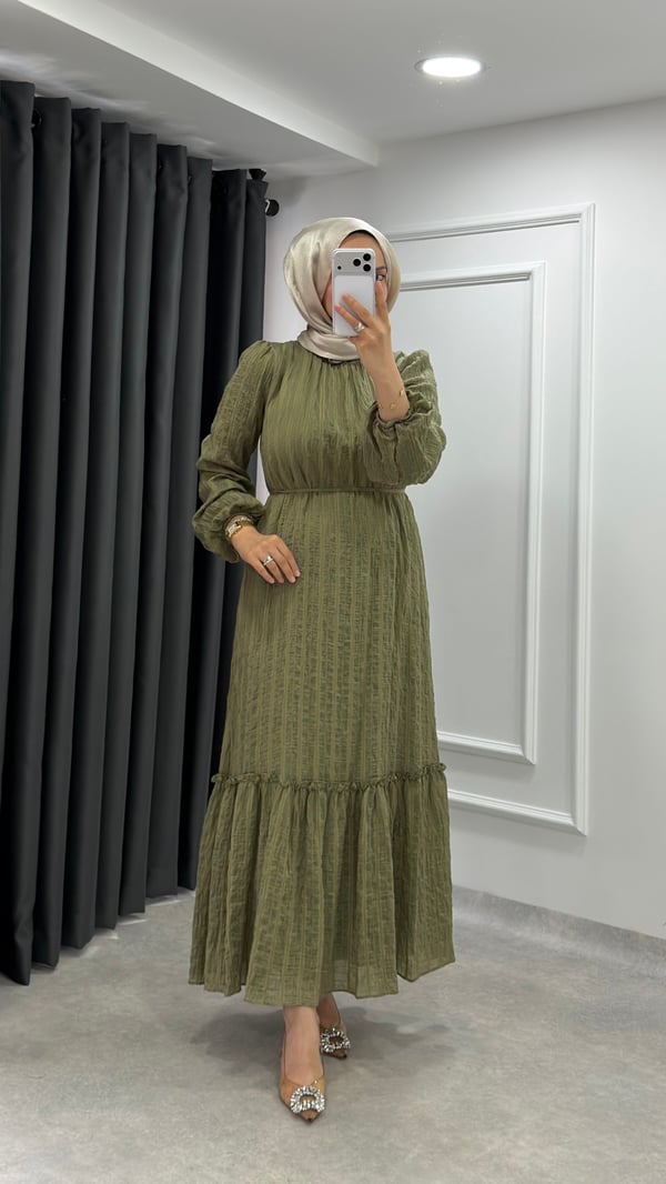 Gülce Elbise | Yeşil
