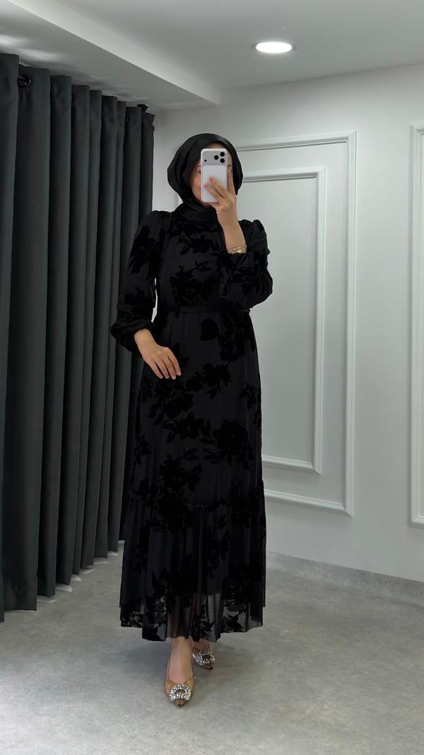 Halime Elbise | Siyah