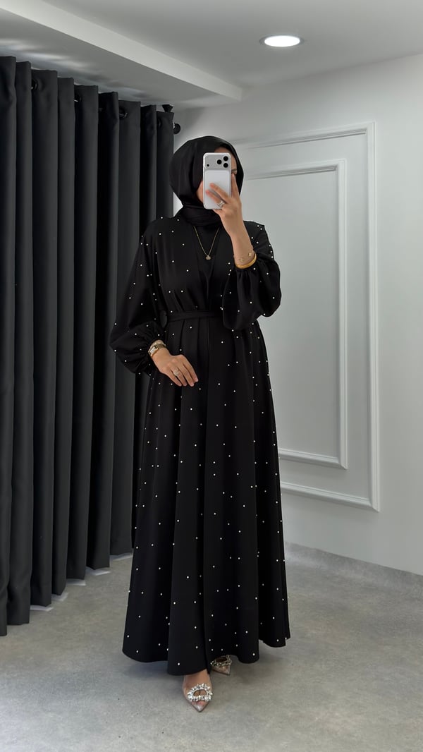 İnci Abaya | Siyah