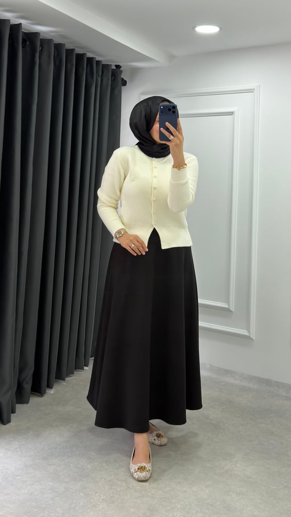 Kaşe Etek | Siyah
