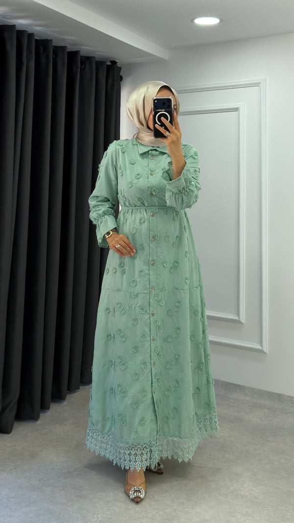 Leyla Elbise | Yeşil
