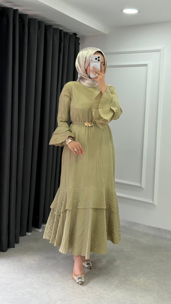 Narin Elbise | Yeşil