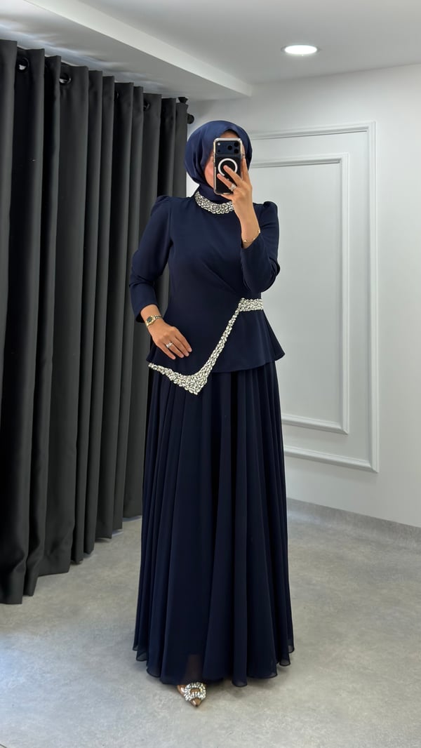 Nesrin Elbise | Lacivert
