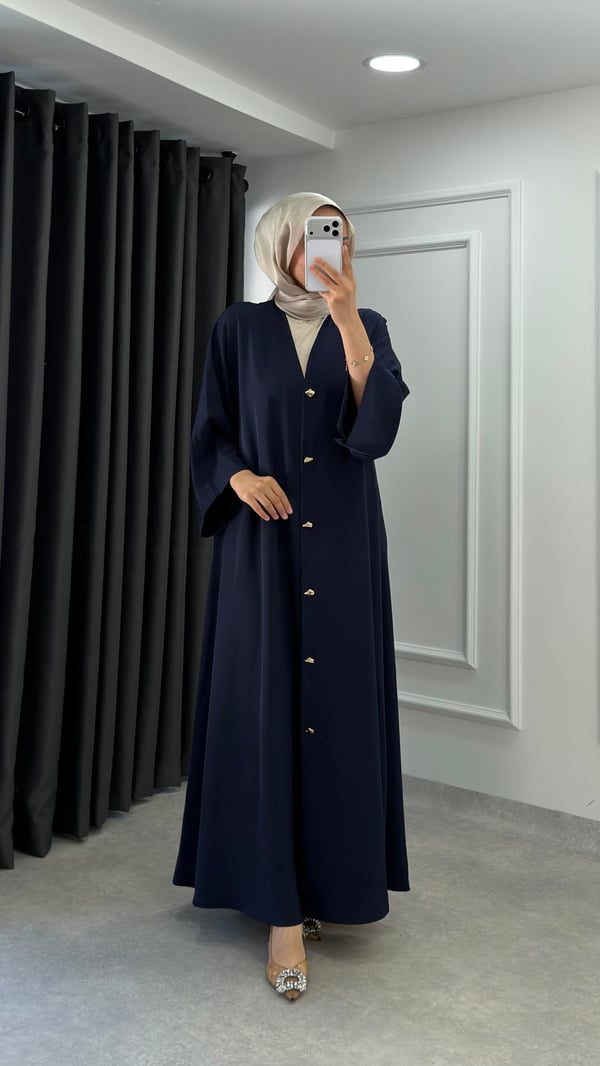 Nilüfer Abaya | Lacivert