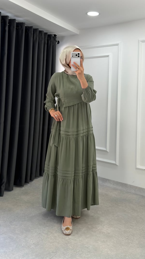 Nilüfer Elbise | Yeşil