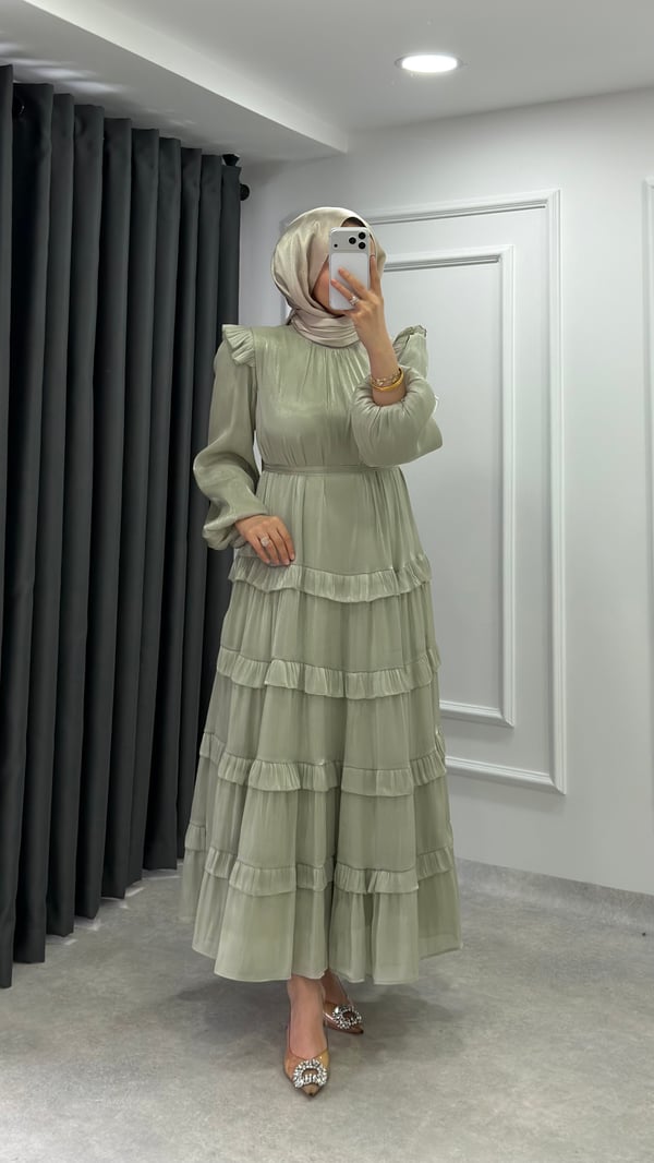 Şevval Elbise | Yeşil