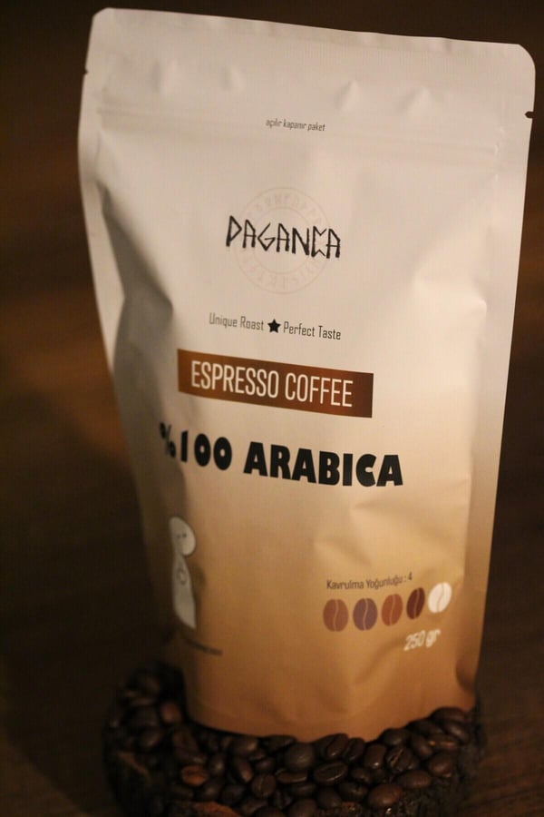 250 gr Espresso Çekirdek Kahve %100 Arabica Etiyopya Sidamo
