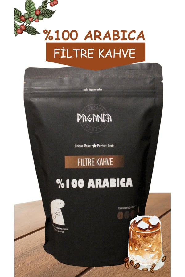 250 gr Öğütülmüş Filtre Kahve %100 Arabica Etiyopya Sidamo
