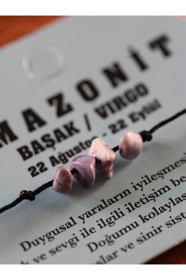 Amazonit Spiritüel Enerji Bileklik