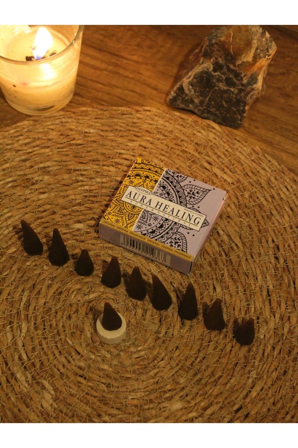 Aura Healing Konik Tütsü Paketi (10 Adet konik tütsü içerir)