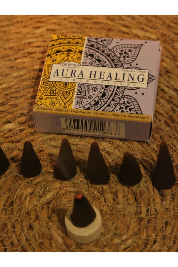 Aura Healing Konik Tütsü Paketi (10 Adet konik tütsü içerir)