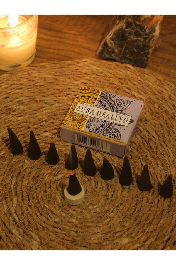 Aura Healing Konik Tütsü Paketi (10 Adet konik tütsü içerir)