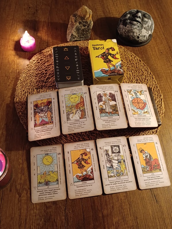 Başlangıç Tarot Destesi 78 Kart - Arındırma Kesesi Hediyeli