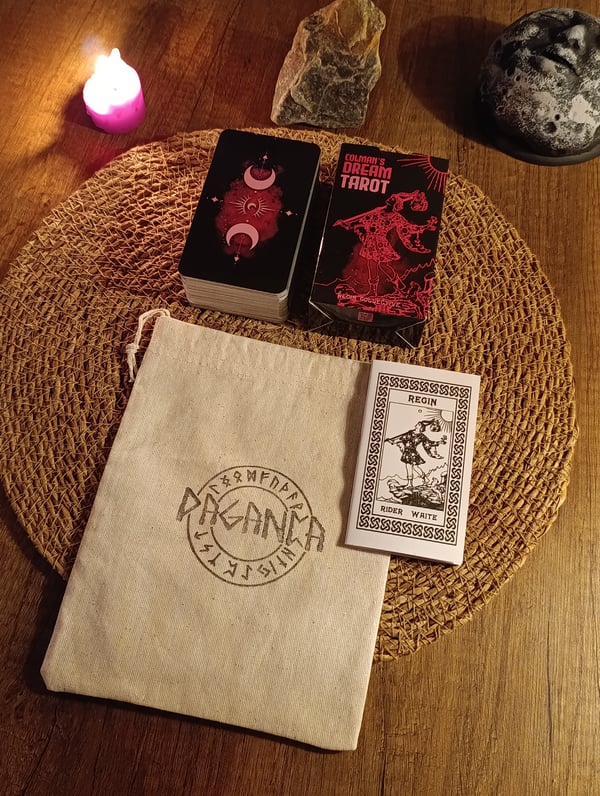 Colmans Pembe Cadı Tarot Destesi 78 Kart - Arındırma Kesesi Hediyeli