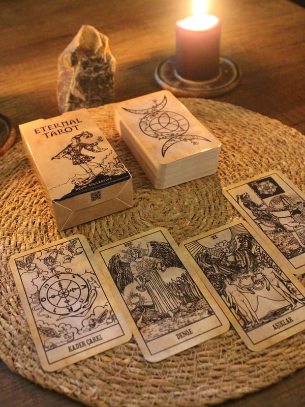 Eternal Tarot Destesi 78 Kart - Arındırma Kesesi - Demet Tütsü