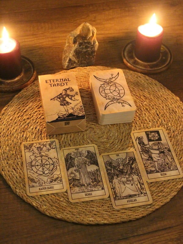Eternal Tarot Destesi 78 Kart - Arındırma Kesesi - Demet Tütsü