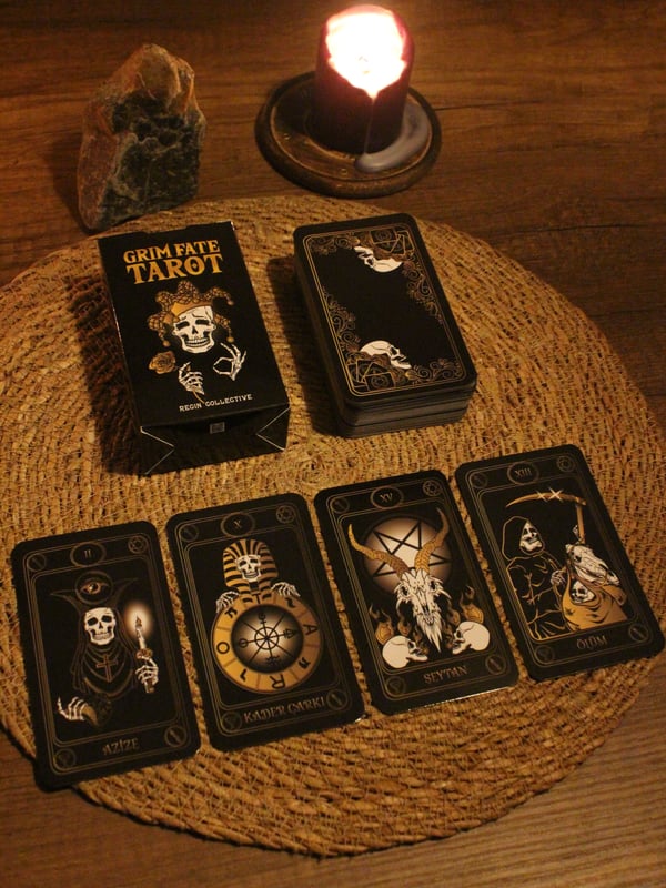 Grim Fate Tarot Destesi - 78 Kart