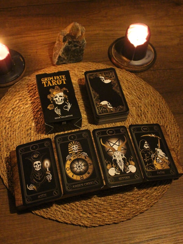 Grim Fate Tarot Destesi - 78 Kart