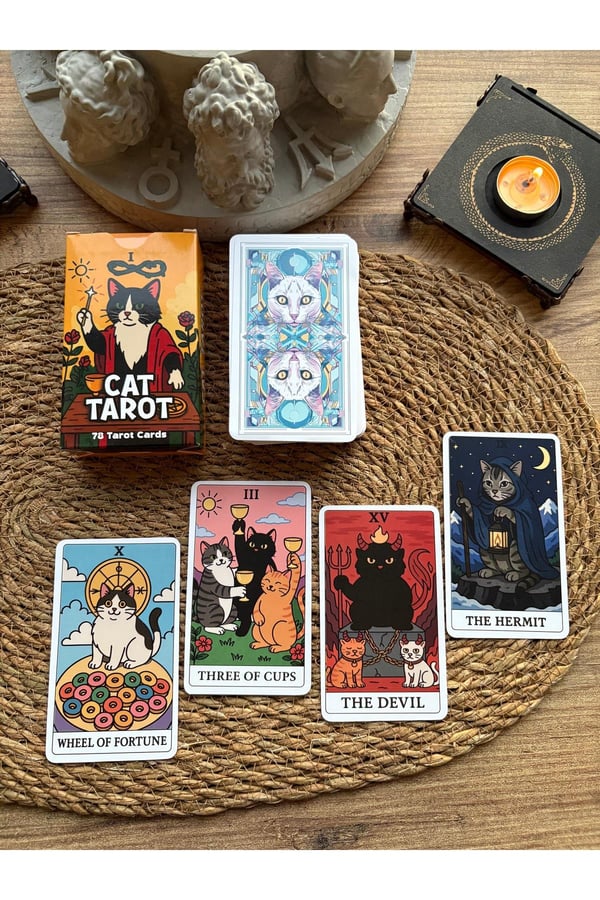 Kedi Tarot Destesi - 78 Kart